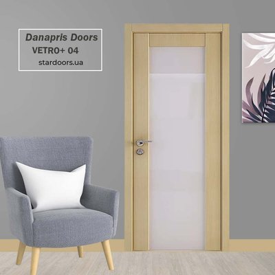 Міжкімнатні двері DANAPRIS DOORS Vetro+ 04 Art Decor Danapris ADr Vetro+ 04 фото