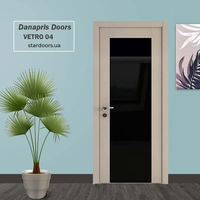 Міжкімнатні двері DANAPRIS DOORS Vetro 04 Art Decor Danapris ADr Vetro 04 фото
