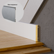 Плинтус алюминиевый скрытого монтажа ALU-S9015 ALU-S9015 фото 2