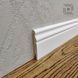 Плинтус Kluchuk МДФ Волна Белый RAL 9003 MDF-V80 MDF-V80 фото 1