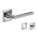Ручка Dnd Luce P 02 хром на розетці LP14-P02 ZC фото 1