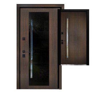 Вхідні двері Straj Proof Standard Mottura StarMax Glass дуб 23 StarMax Glass дуб 23 фото