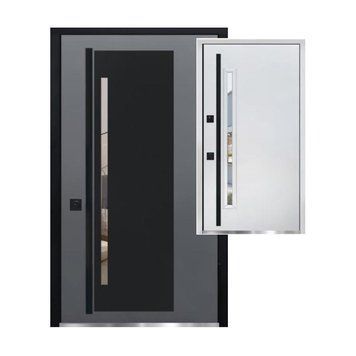 Вхідні двері Straj Proof Standard Mottura StarMax DMD 1800 антрацит/білий атлас StarMax DMD 1800 (1) фото