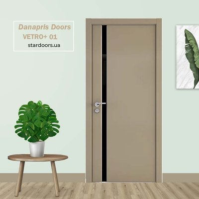 Міжкімнатні двері DANAPRIS DOORS Vetro+ 01 Art Decor Danapris ADr Vetro+ 01 фото